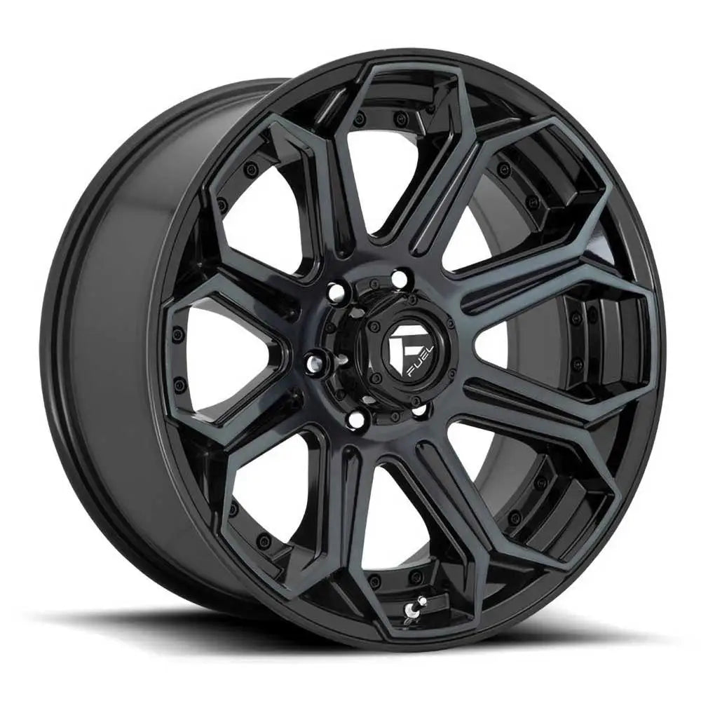 Felg D704 Siege Gloss Machined/double Dark Tint Fuel 22x10 Et-18 6x139.7