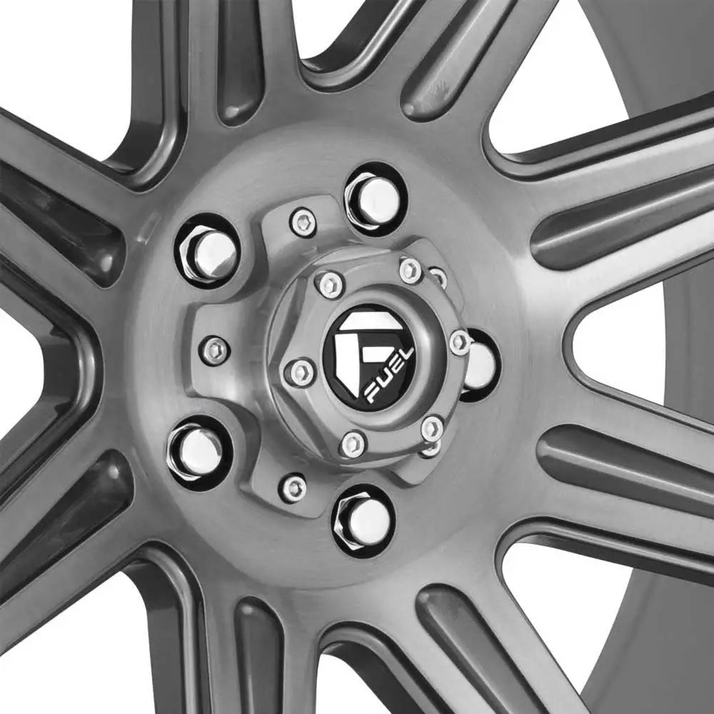 Felg D705 Siege Brushed Gun Metal Tinted Clear Fuel 22x12 Et-44 6x139.7