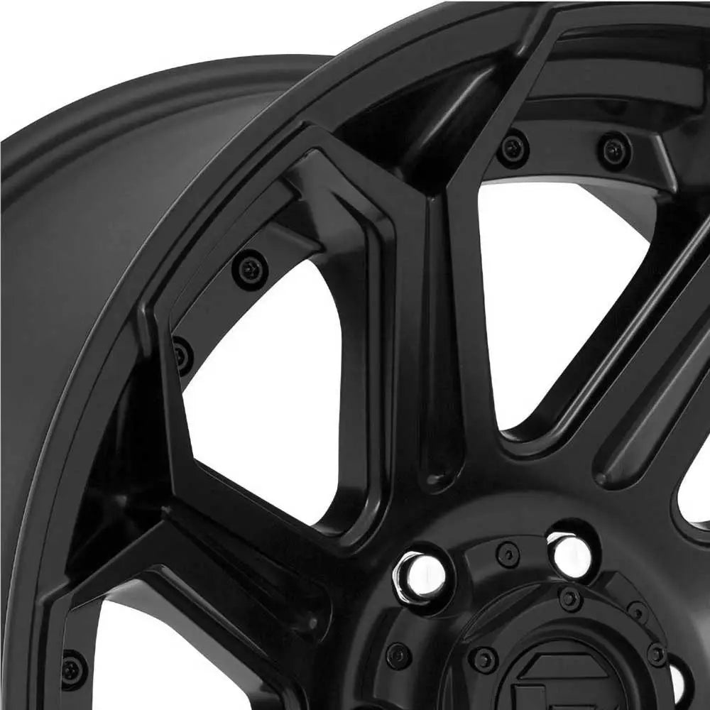 Felg D706 Siege Matte Black Fuel 22x10 Et-18 6x139.7