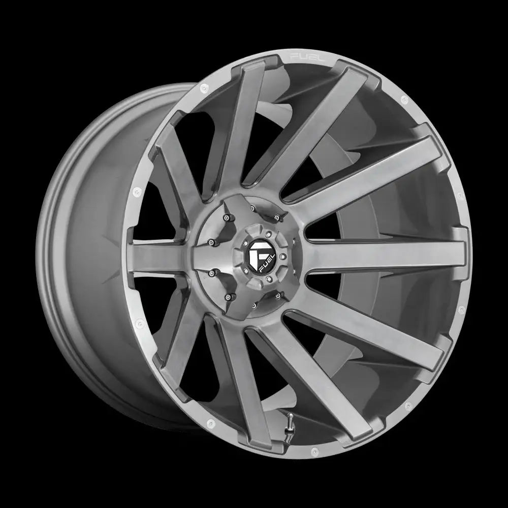 Felg D714 Contra Platinum Brushed Gun Metal Tinted Clear Fuel 20x10 Et-18 8x165.1