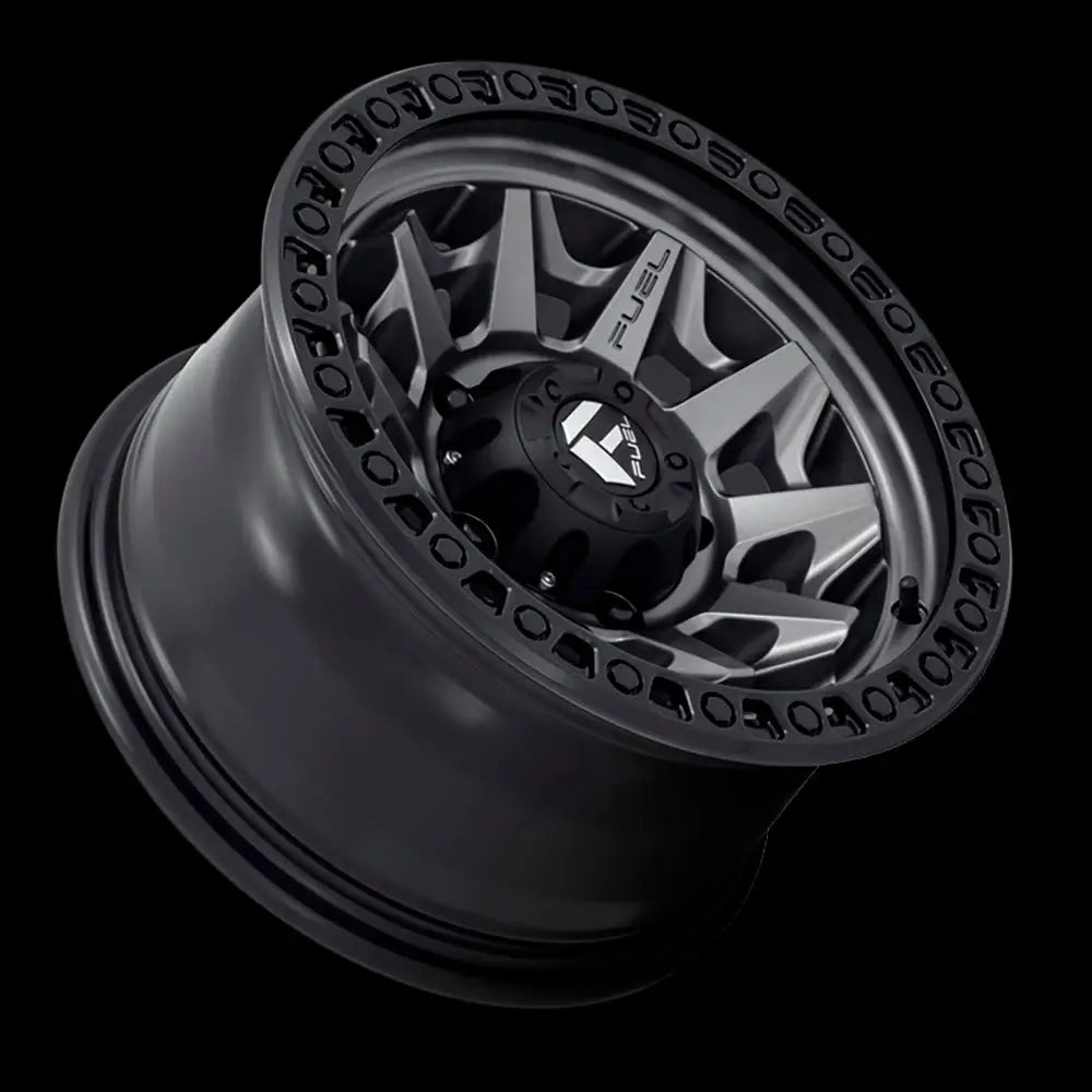 Felg D716 Covert Matte Gun Metal Black Bead Ring Fuel 15x8 Et-19 5x139.7