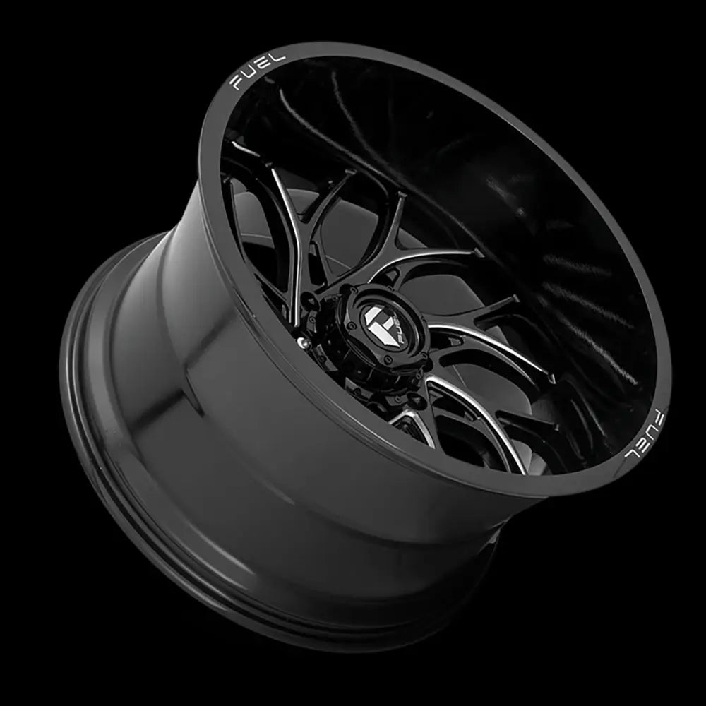 Felg D741 Runner Gloss Black Milled Fuel 22x12 Et-44 6x135