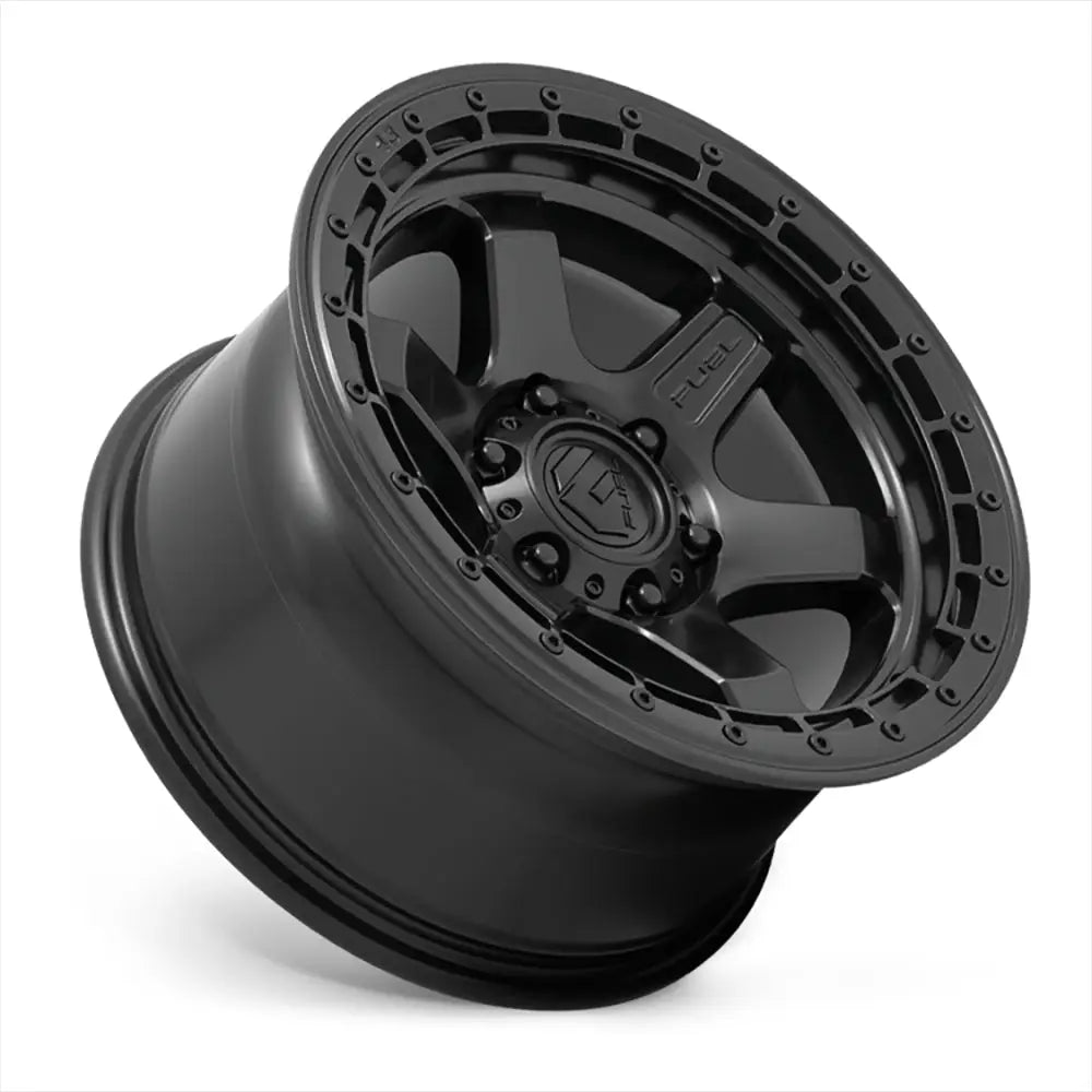 Felg D750 Block Matte Black/black Ring Fuel 17x9 Et1 6x139.7