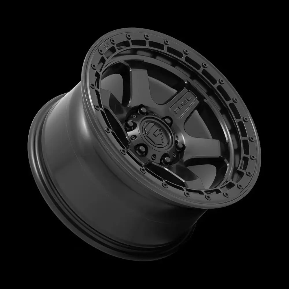 Felg D750 Block Matte Black W/ Black Ring Fuel 17x9 Et1 5x127