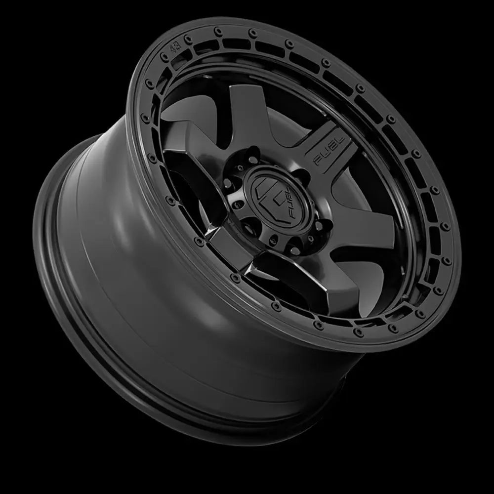 Felg D750 Block Matte Black W/ Black Ring Fuel 18x9 Et-12 6x139.7