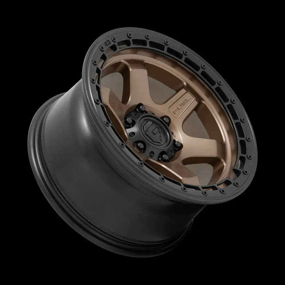 Felg D751 Block Matte Bronze W/ Black Ring Fuel 17x9 Et-12 6x139.7