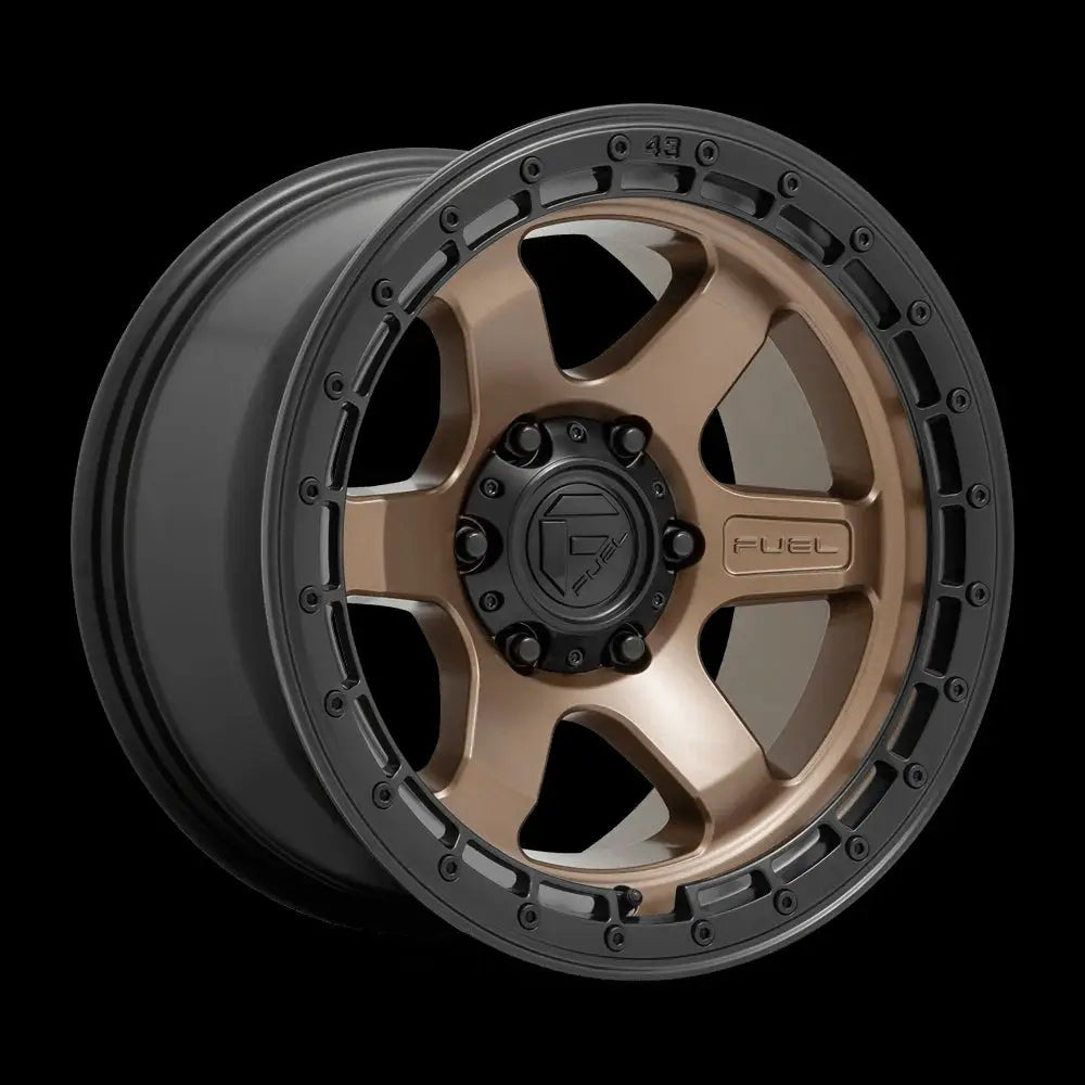 Felg D751 Block Matte Bronze W/ Black Ring Fuel 17x9 Et1 6x139.7