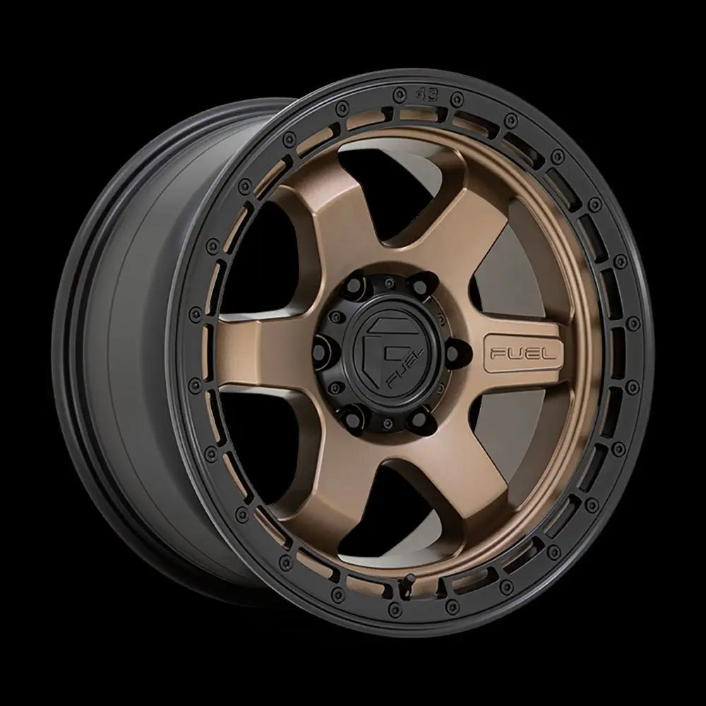 Felg D751 Block Matte Bronze W/ Black Ring Fuel 18x9 Et-12 5x127