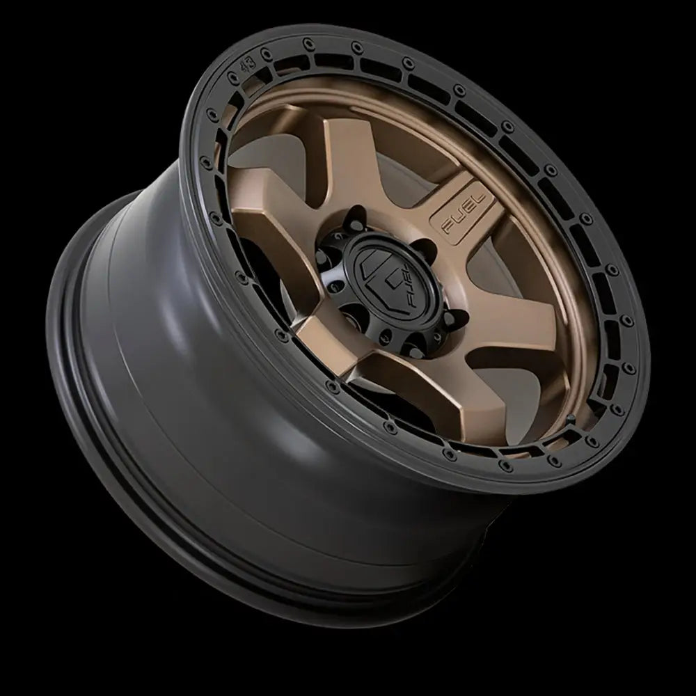 Felg D751 Block Matte Bronze W/ Black Ring Fuel 18x9 Et-12 5x127