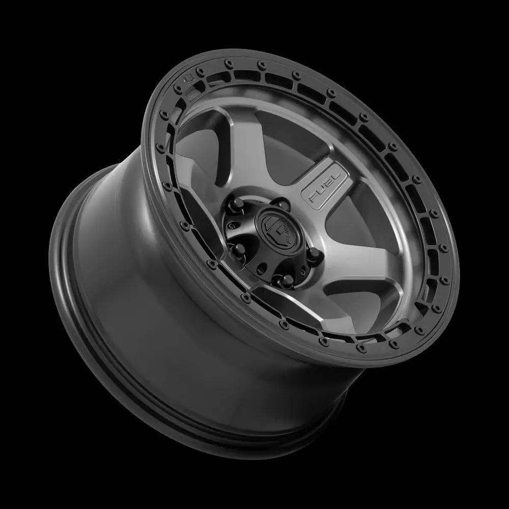 Felg D752 Block Matte Gunmetal W/ Black Ring Fuel 17x9 Et1 6x139.7