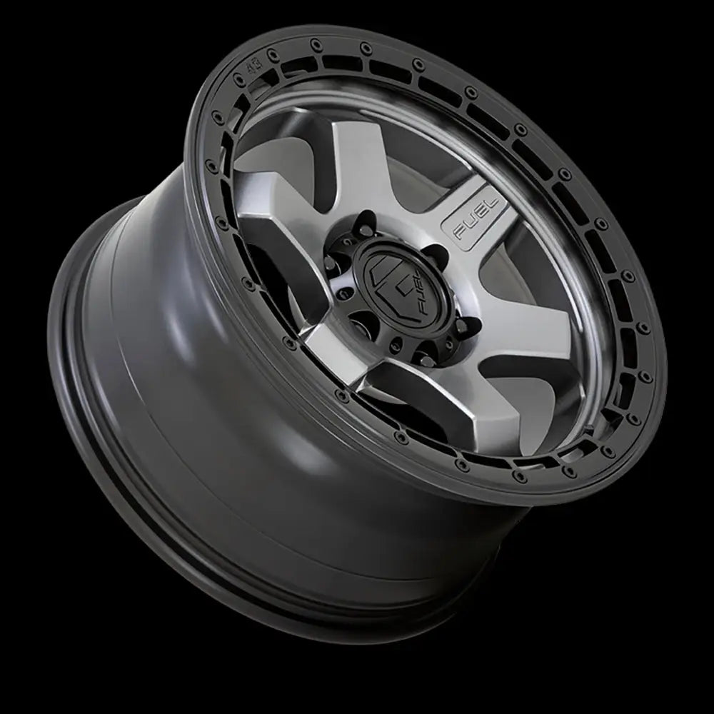 Felg D752 Block Matte Gunmetal W/ Black Ring Fuel 18x9 Et-12 5x127