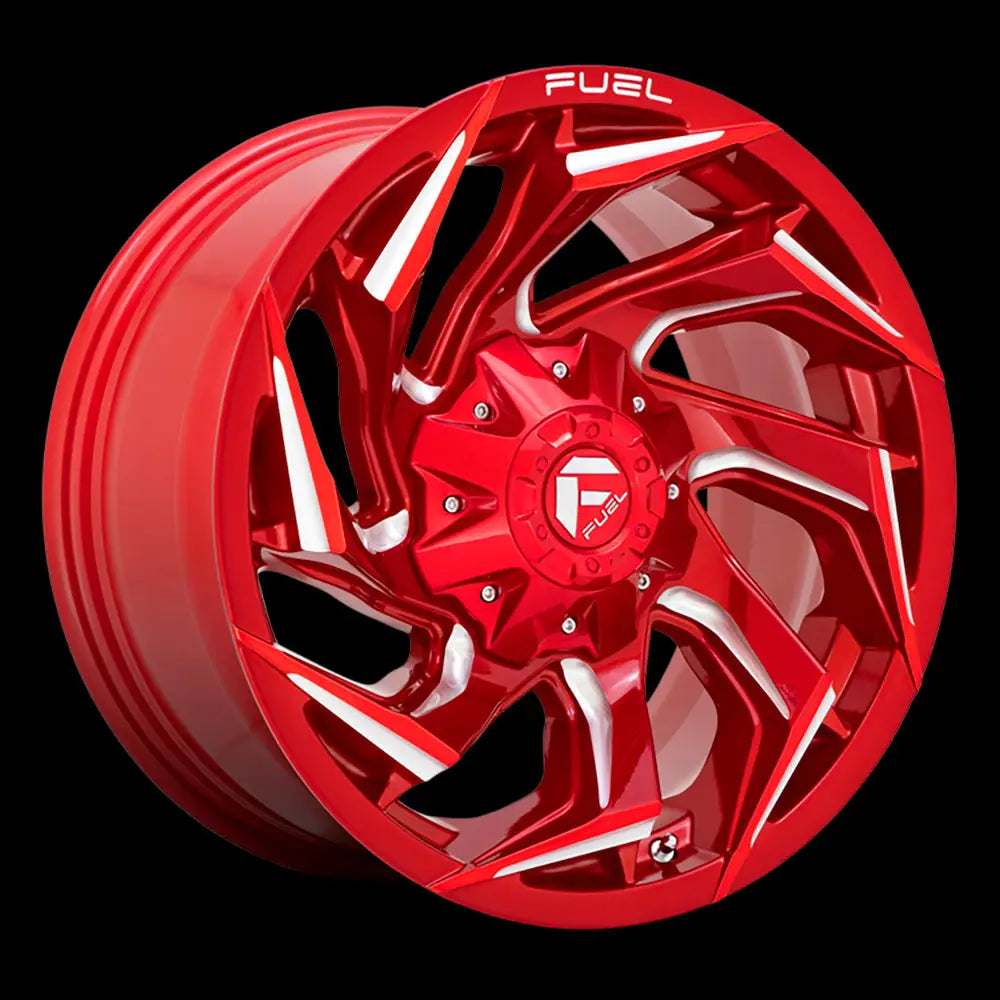 Felg D754 Reaction Candy Red Milled Fuel 18x9 Et1 8x170