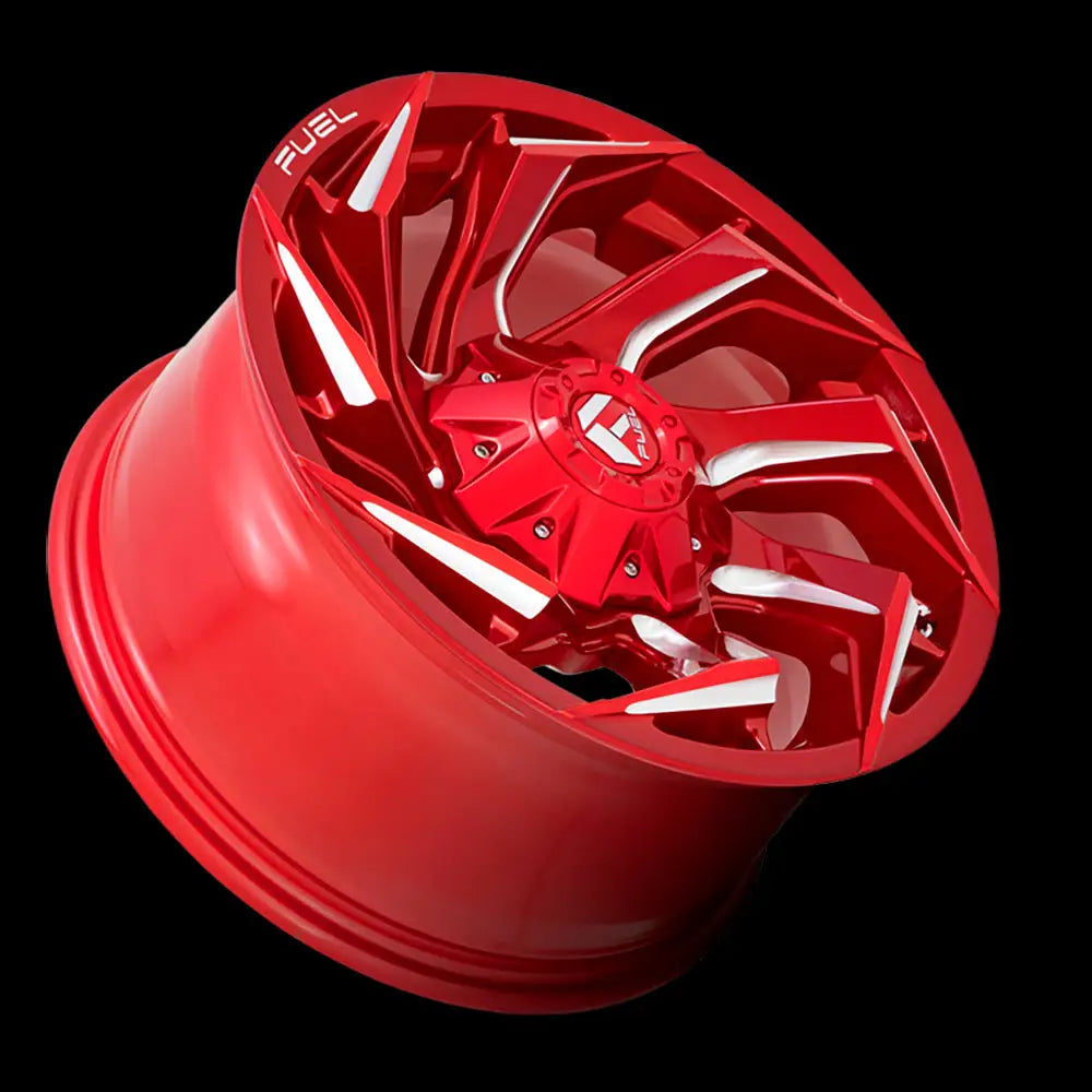 Felg D754 Reaction Candy Red Milled Fuel 18x9 Et1 8x170