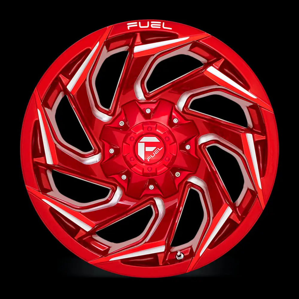Felg D754 Reaction Candy Red Milled Fuel 18x9 Et1 8x170