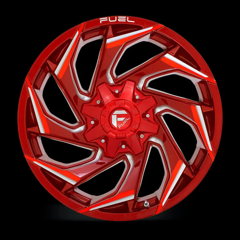 Felg D754 Reaction Candy Red Milled Fuel 20x10 Et-18 5x127 / 5x114.3