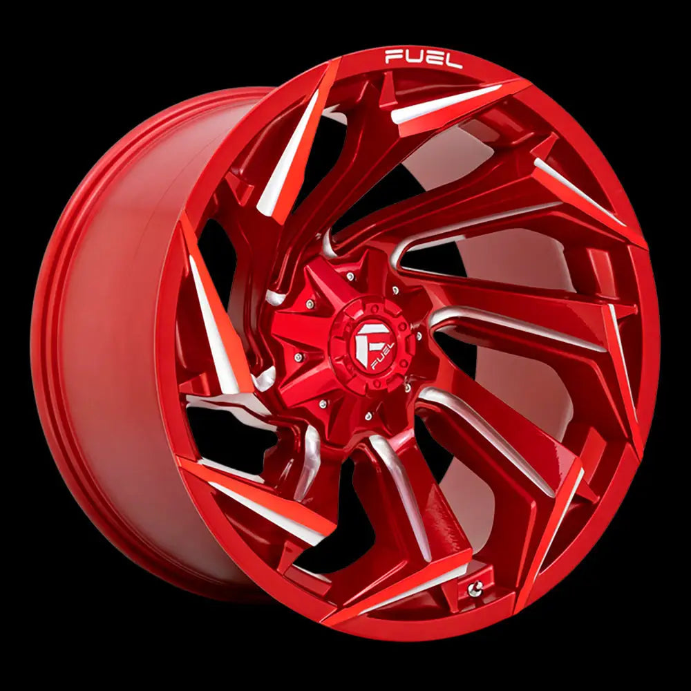 Felg D754 Reaction Candy Red Milled Fuel 22x10 Et-18 6x139.7 / 6x135