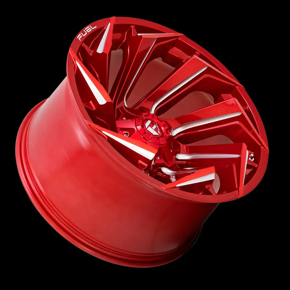 Felg D754 Reaction Candy Red Milled Fuel 22x10 Et-18 6x139.7 / 6x135