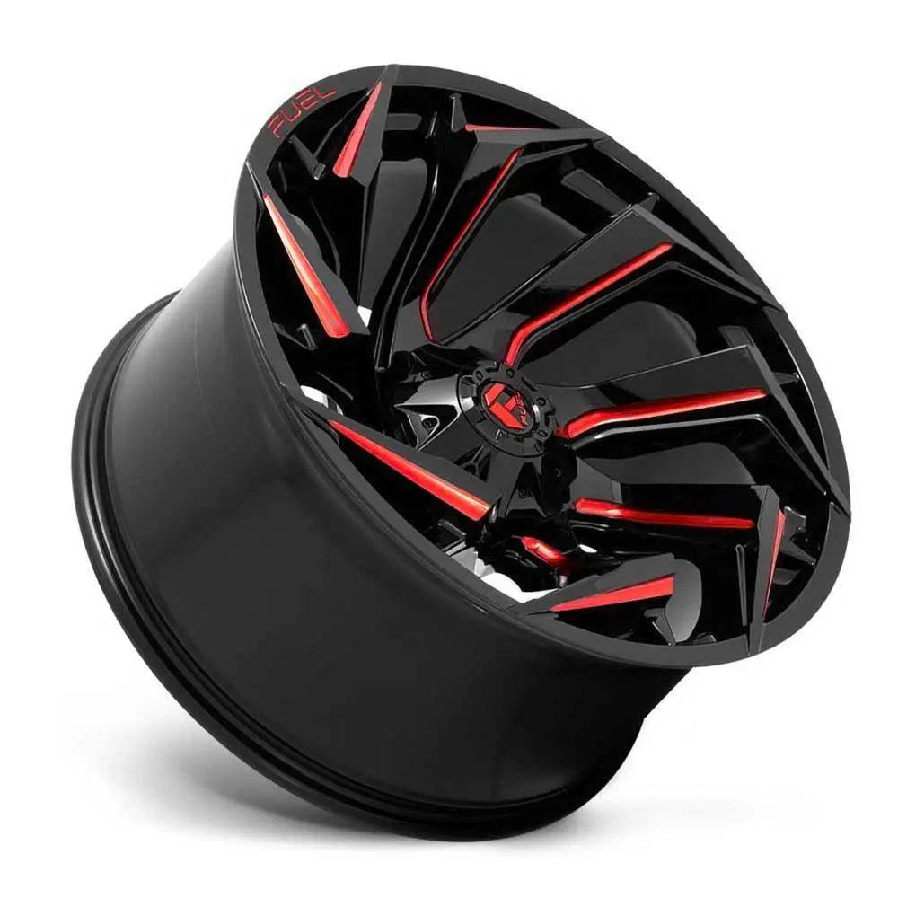 Felg D755 Reacion Gloss Black Milled/red Tint Fuel 20x9 Et20 5x127 / 5x114.3