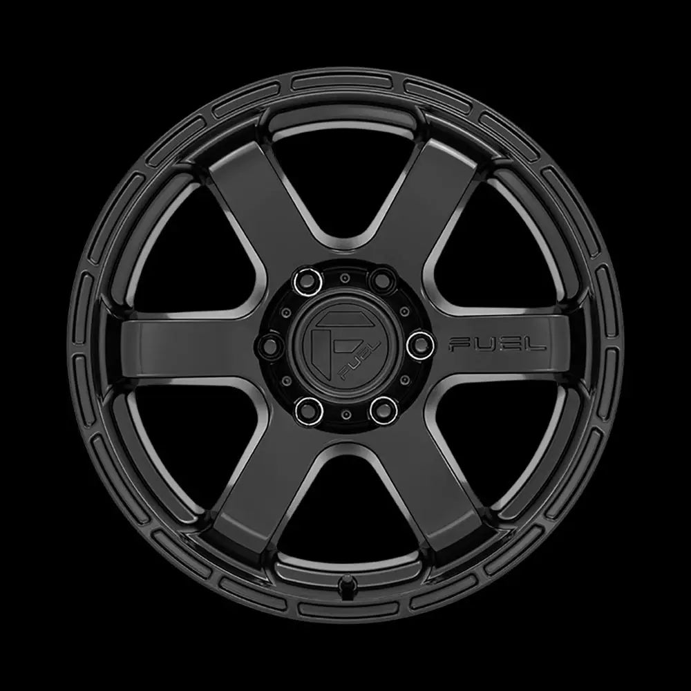 Felg D766 Rush Satin Black Fuel 18x9 Et20 5x127