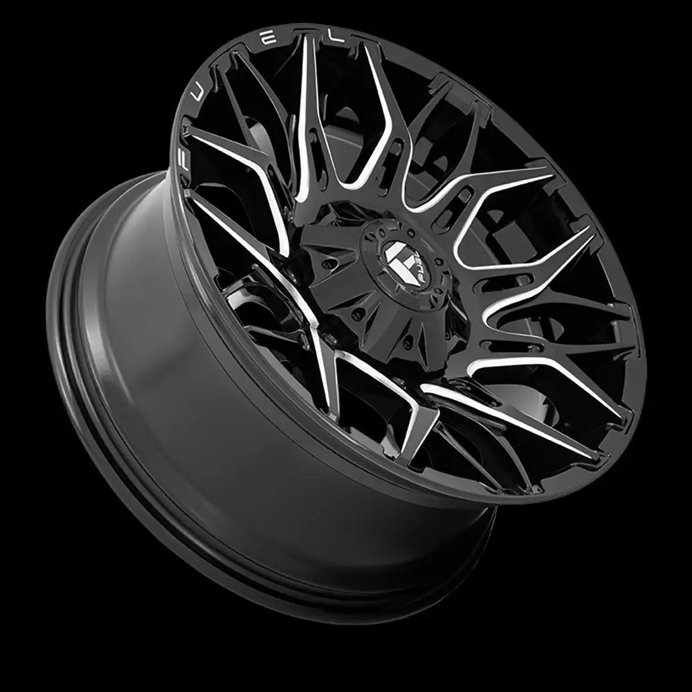 Felg D769 Twitch Glossy Black Milled Fuel 20x9 Et1 6x139.7 / 6x135