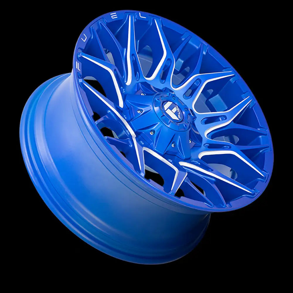Felg D770 Twitch Anodized Blue Milled Fuel 22x10 Et-18 6x139.7 / 6x135