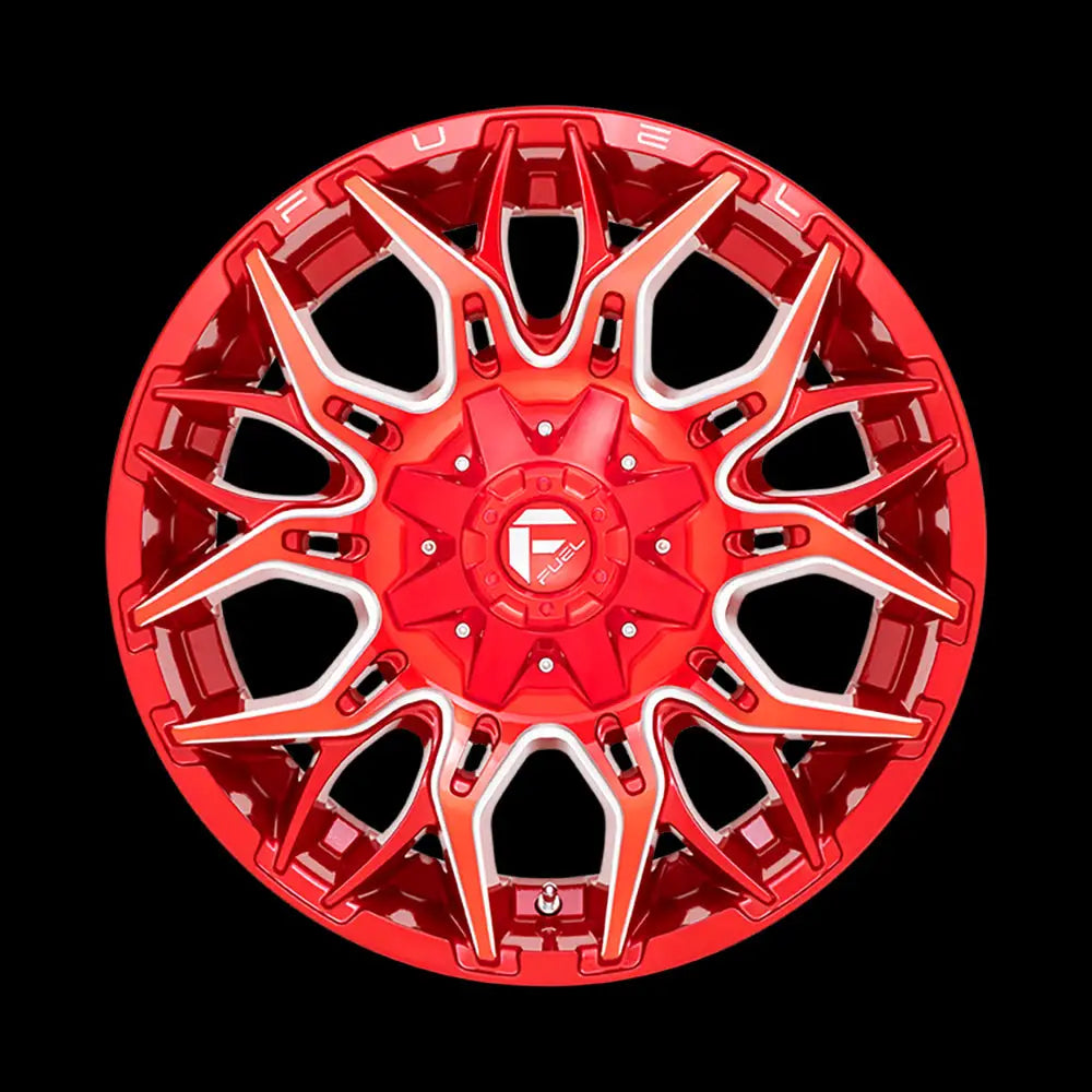 Felg D771 Twitch Candy Red Milled Fuel 20x9 Et1 6x139.7 / 6x135