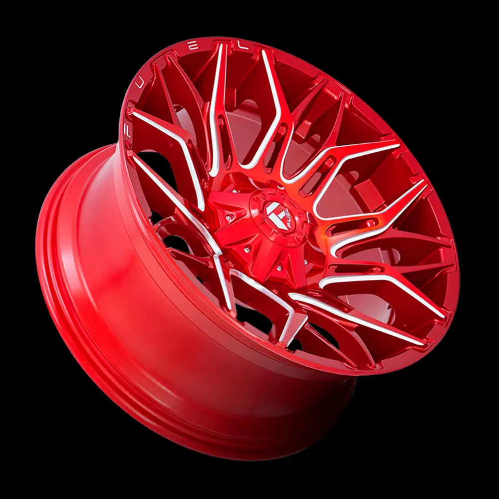 Felg D771 Twitch Candy Red Milled Fuel 22x10 Et-18 8x165.1