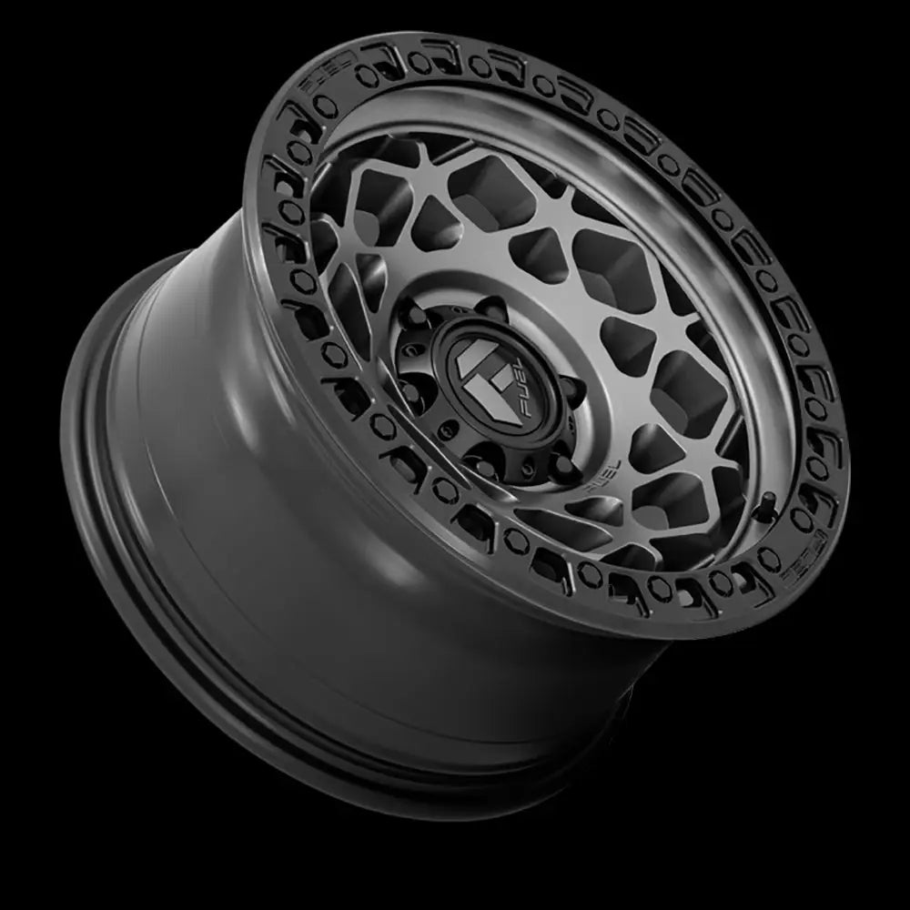 Felg D784 Unit Gunmetal W/ Matte Black Ring Fuel 17x9 Et-12 5x127