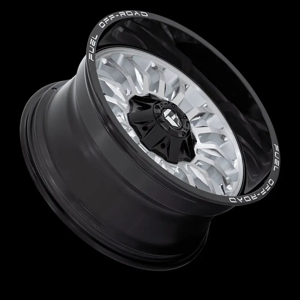 Felg D798 Arc Silver Brushed Face W/ Milled Black Lip Fuel 20x10 Et-18 6x139.7 / 6x135