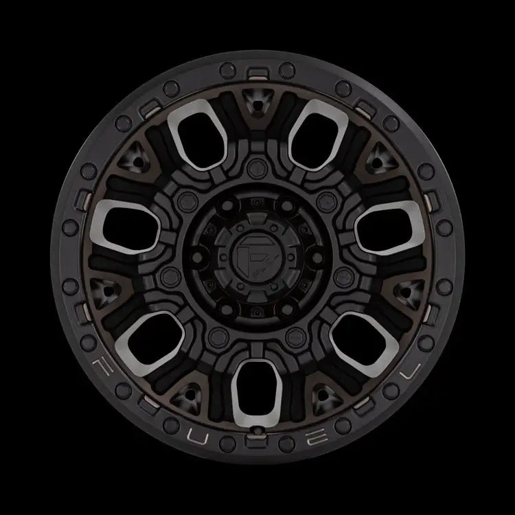 Felg D824 Traction Matte Black W/ Double Dark Tint Fuel 17x9 Et-12 5x127