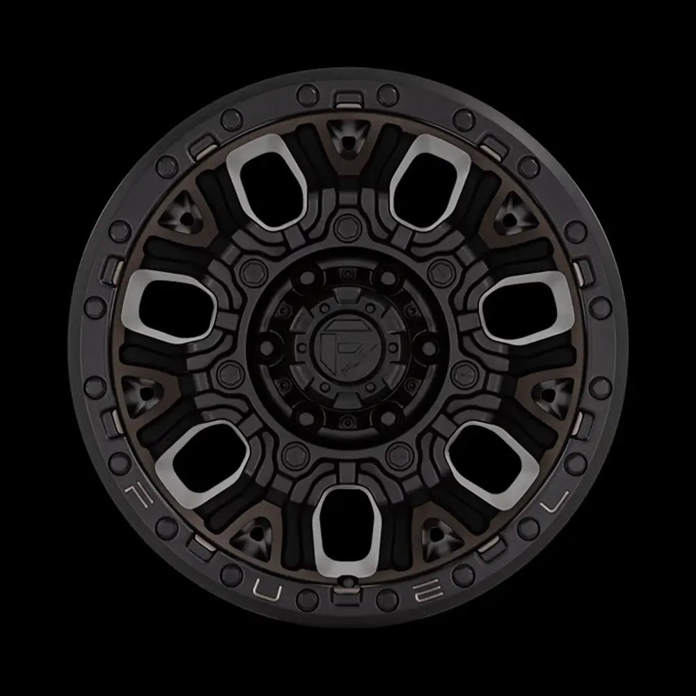 Felg D824 Traction Matte Black W/ Double Dark Tint Fuel 17x9 Et1 5x127