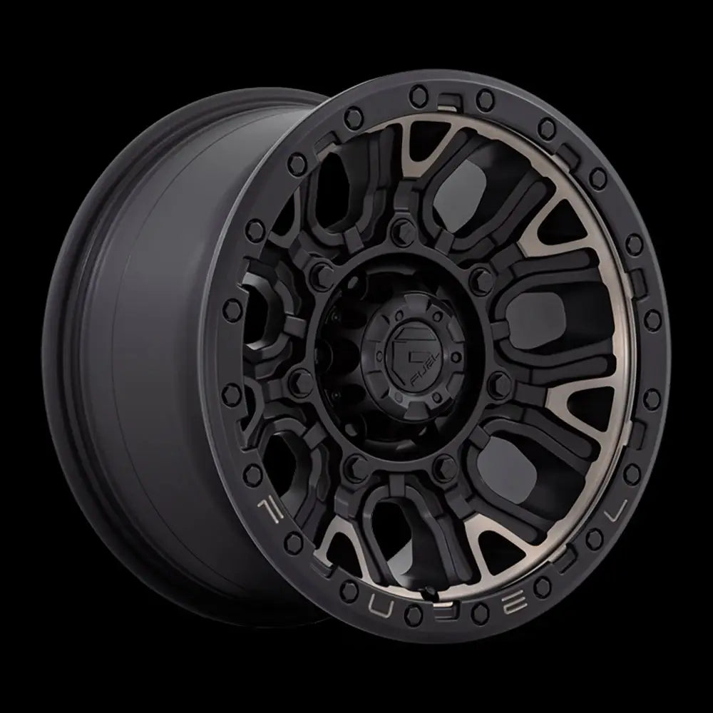 Felg D824 Traction Matte Black W/ Double Dark Tint Fuel 17x9 Et1 6x139.7