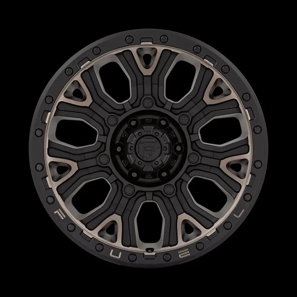 Felg D824 Traction Matte Black W/ Double Dark Tint Fuel 20x9 Et1 6x139.7