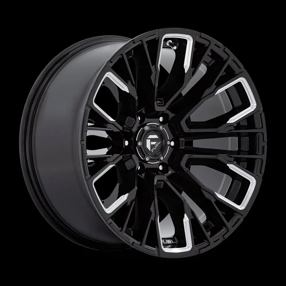 Felg D849 Rebar Gloss Black Milled Fuel 17x9 Et-12 6x139.7