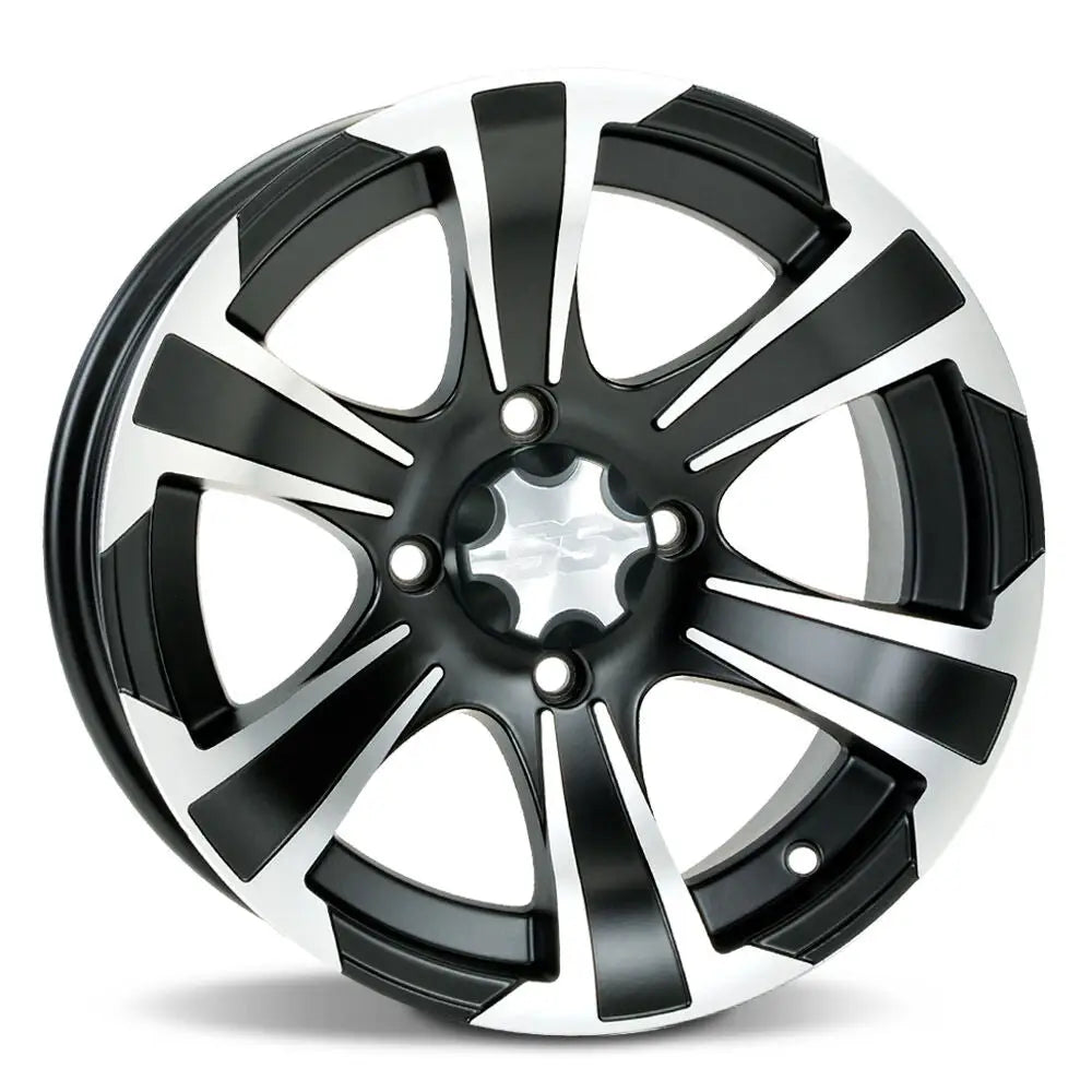 Felg Itp Ss312 14x8 (5 + 3) Matt Svart med Maskinert 4x115