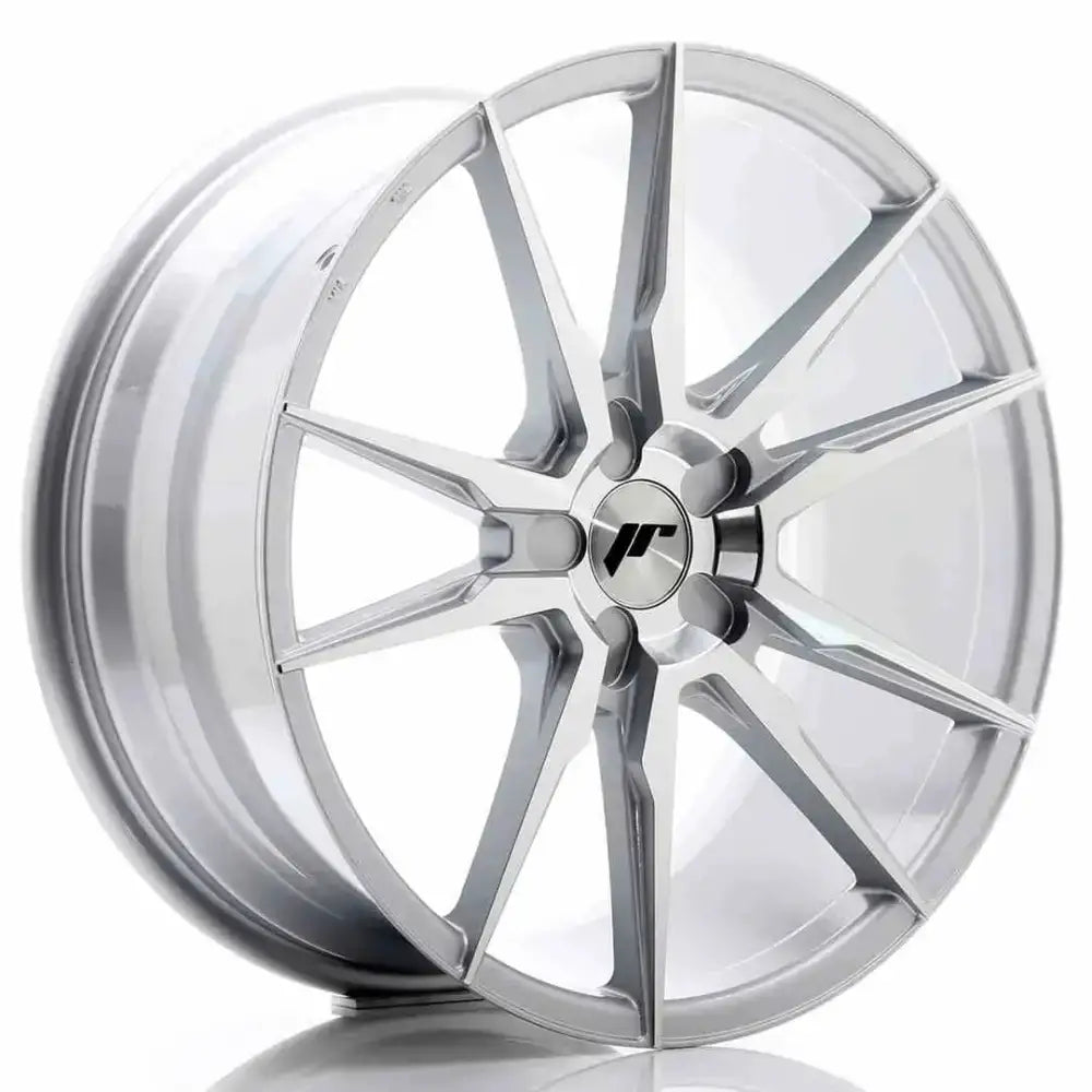 Felg Japan Racing Jr21 19x8,5 Et20-40 5h Blank Sølv m