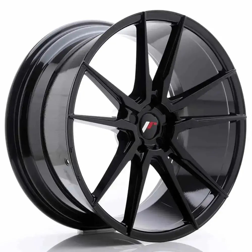 Felg Japan Racing Jr21 21x10 Et15-48 5h Blank Glossy Black