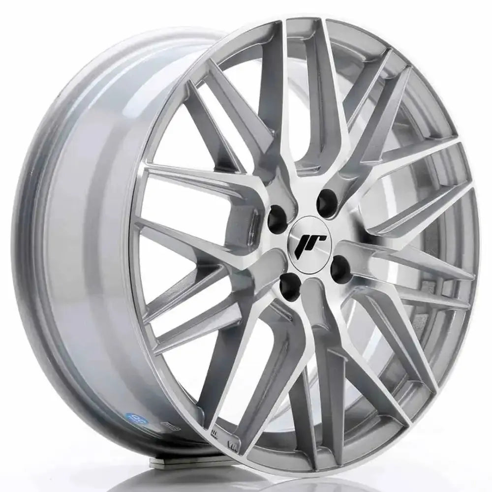 Felg Japan Racing Jr28 17x7 Et35 4x108 Silver Machined Face
