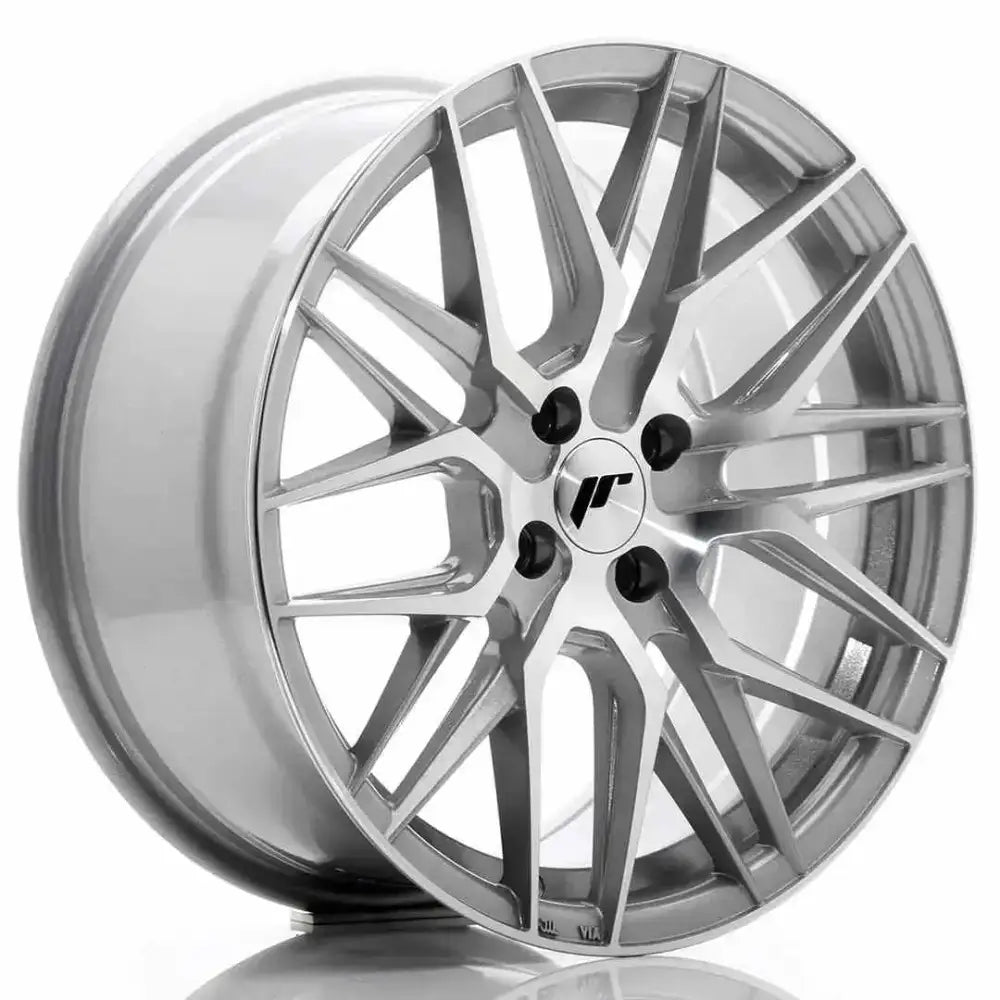 Felg Japan Racing Jr28 17x8 Et40 4x100 Sølv Machined