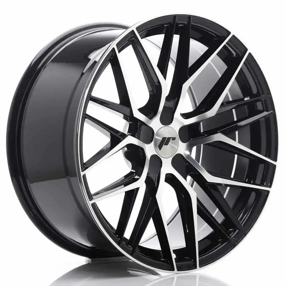 Felg Japan Racing Jr28 20x10 Et40 5h Blank Gloss Black Machined Face