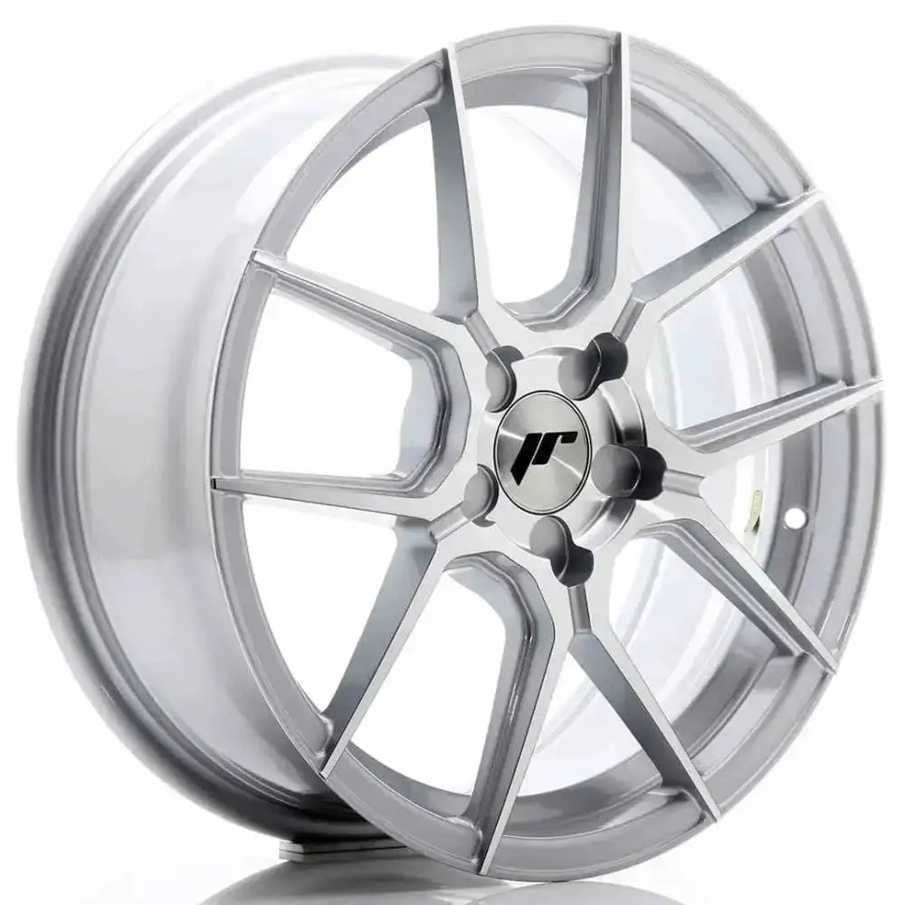 Felg Japan Racing Jr30 17x7 Et20-40 5h Blank Silver Machined Face