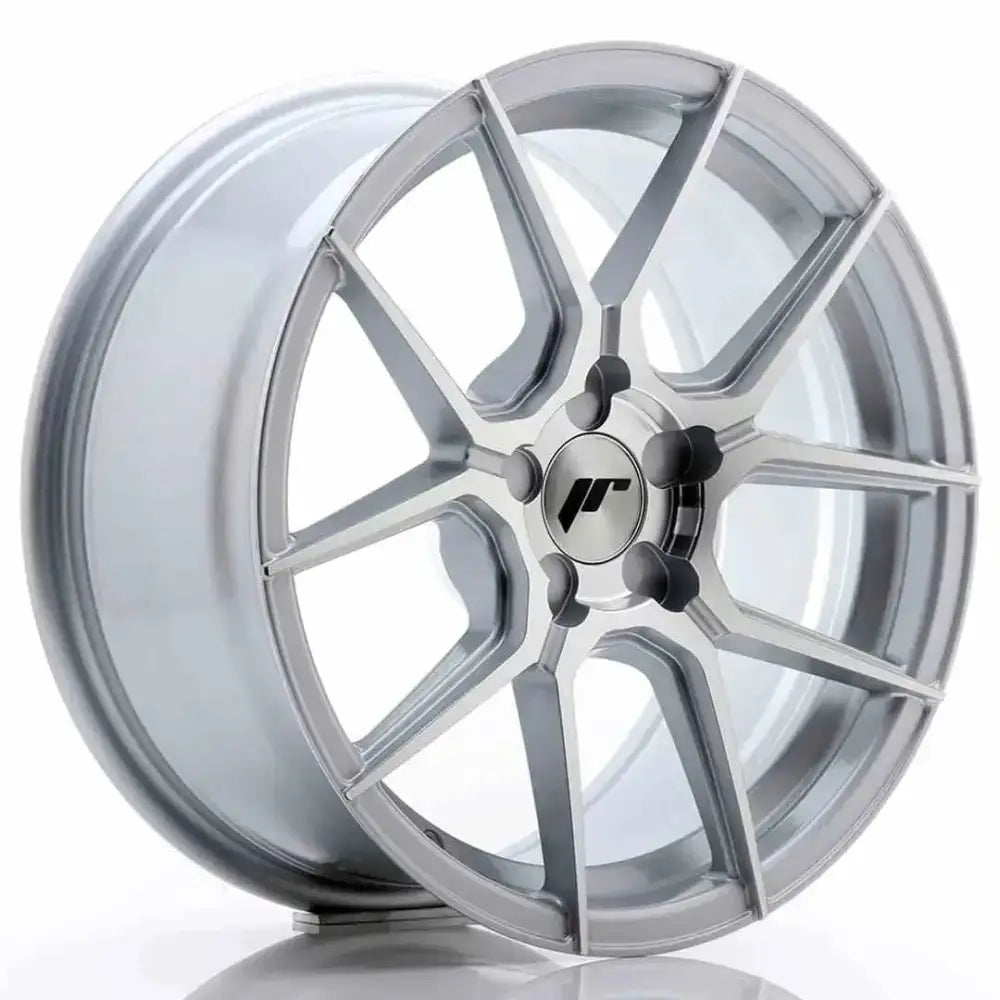 Felg Japan Racing Jr30 17x8 Et20-40 5h Blank Silver Machined Face