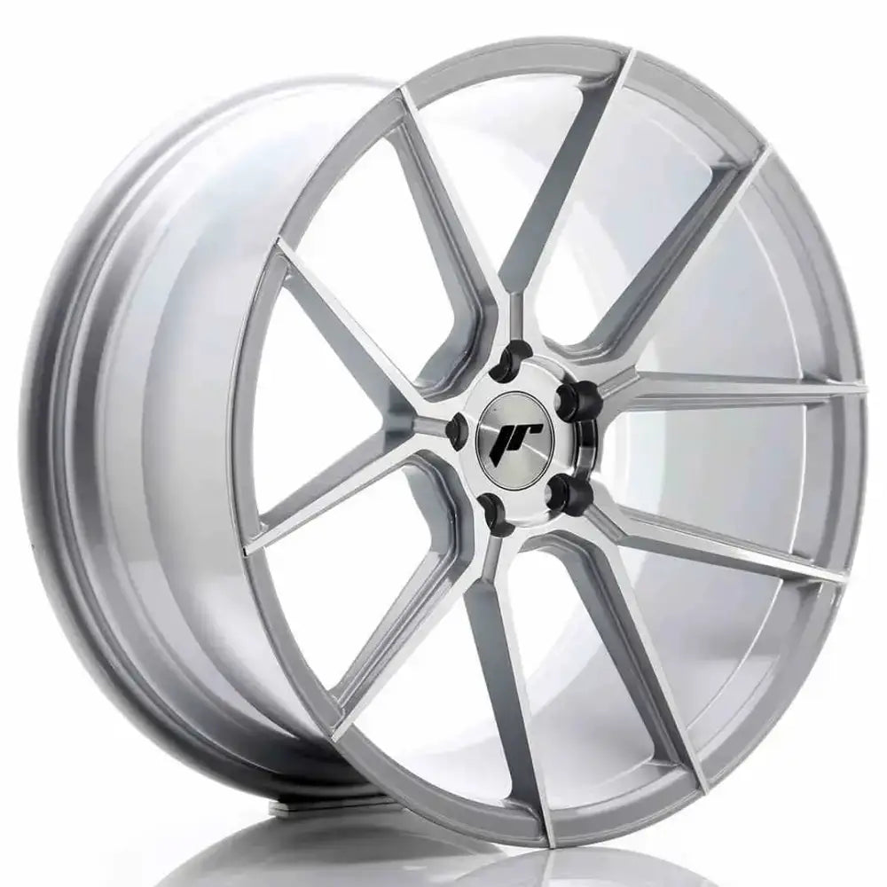 Felg Japan Racing Jr30 20x10 Et40 5x120 Silver Machined Face
