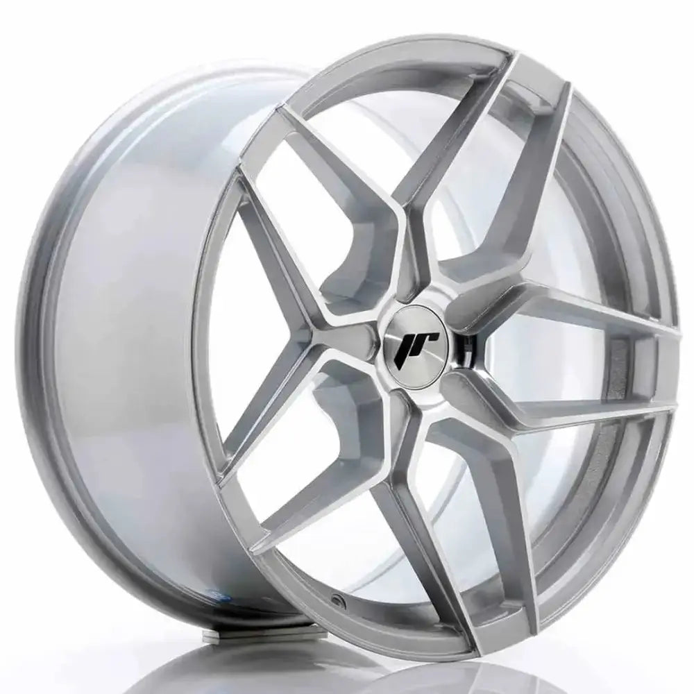 Felg Japan Racing Jr34 18x9 Et20-42 5h Blank Silver Machined Face
