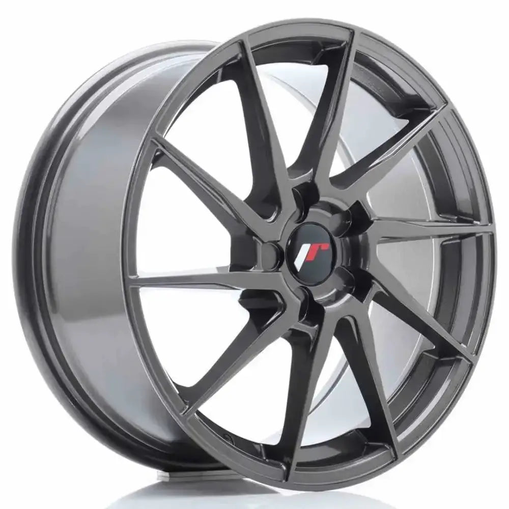 Felg Japan Racing Jr36 18x8 Et20-52 5h Blank Gloss Gray