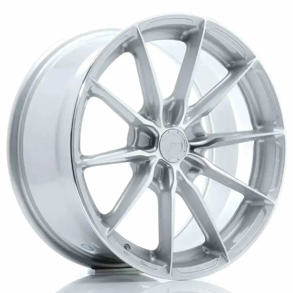 Felg Japan Racing Jr37 17x8 Et20-40 5h Blank Silver Machined Face