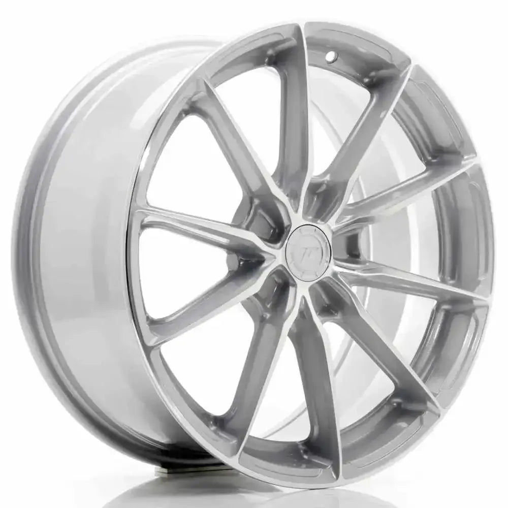 Felg Japan Racing Jr37 18x8 Et20-45 5h Blank Silver Machined Face