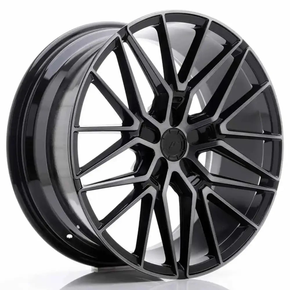 Felg Japan Racing Jr38 20x9 Et20-45 5h Blank Black Brushed W/tinted Face