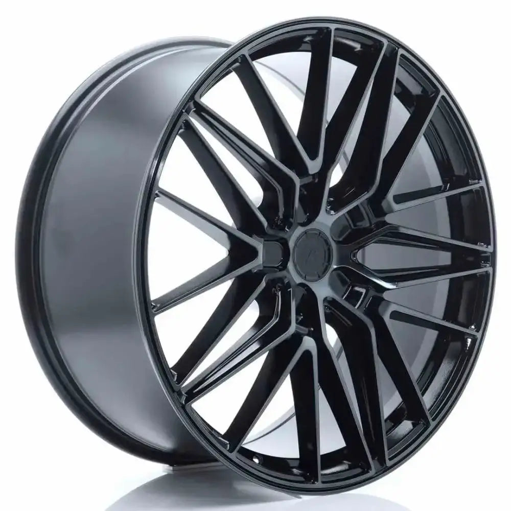 Felg Japan Racing Jr38 22x9 Et10-45 5h Blank Black Brushed W/tinted Face