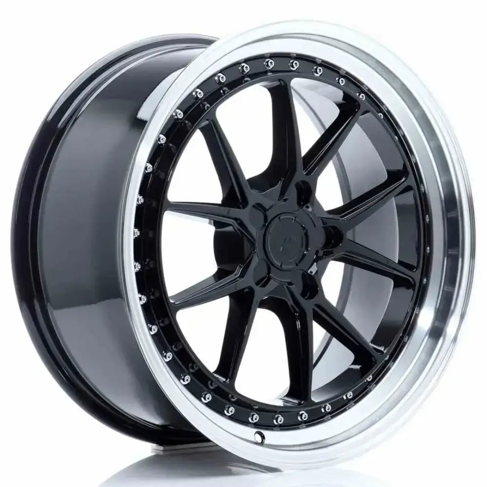 Felg Japan Racing Jr39 19x8,5 Et15-35 5h Blank Glossy Black W/machined Lip